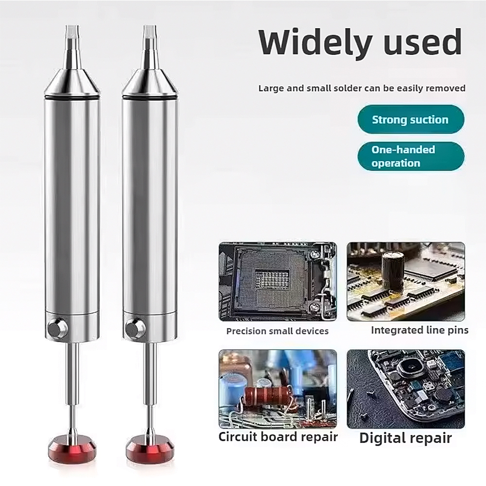 Tools For Electronic Workshop - ปั๊มดูดตะกั่วอะลูมิเนียม ปืนดูดตะกั่ว ปากกาดูดตะกั่ว กำลังดูดสูง เครื่องมือซ่อมแซมงานเชื่อมสำหรับชิ้นส่วนอิเล็กทรอนิกส์