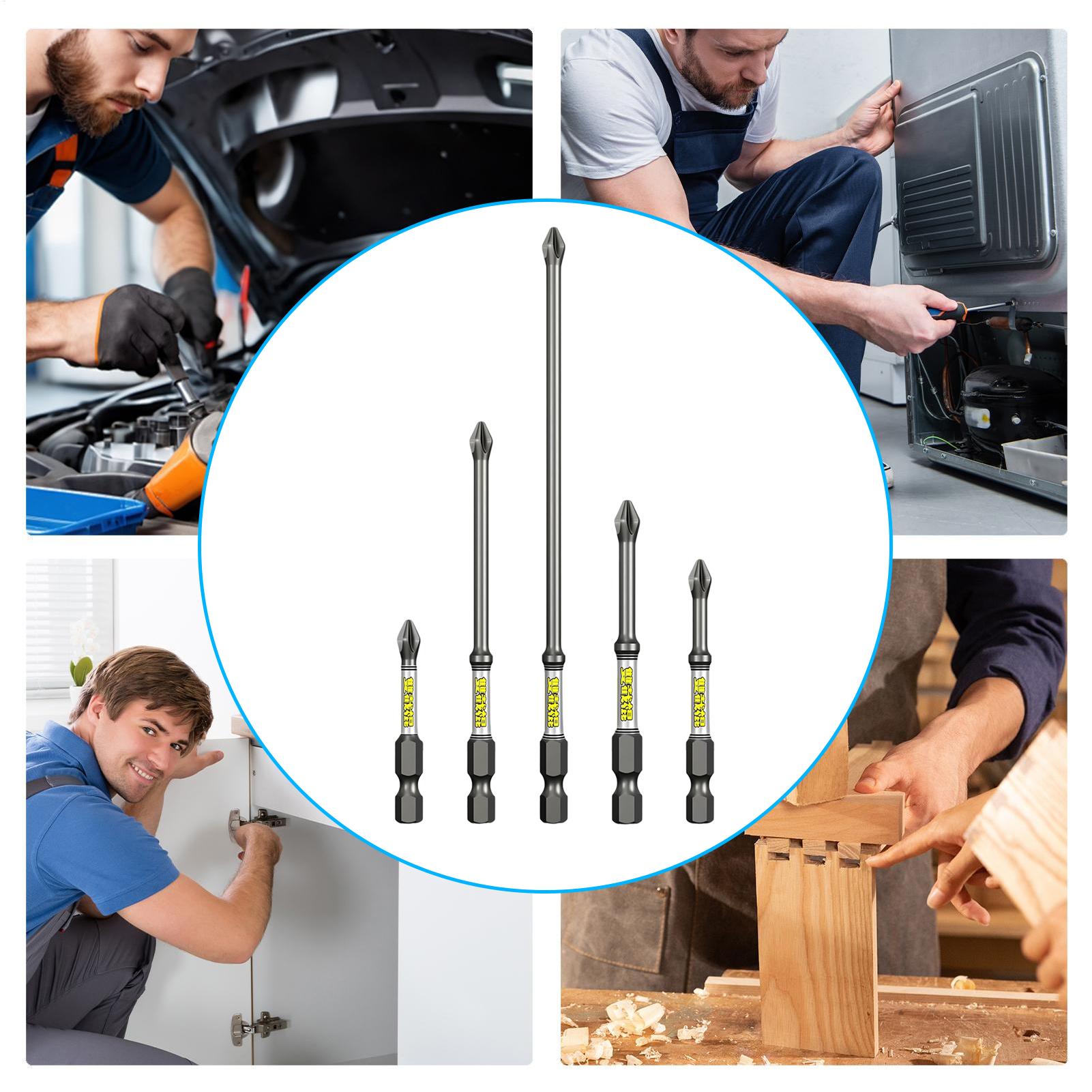ชุดดอกไขควง 5 ชิ้น ชุดเครื่องม - Tools For Garage บทวิจารณ์และราคา