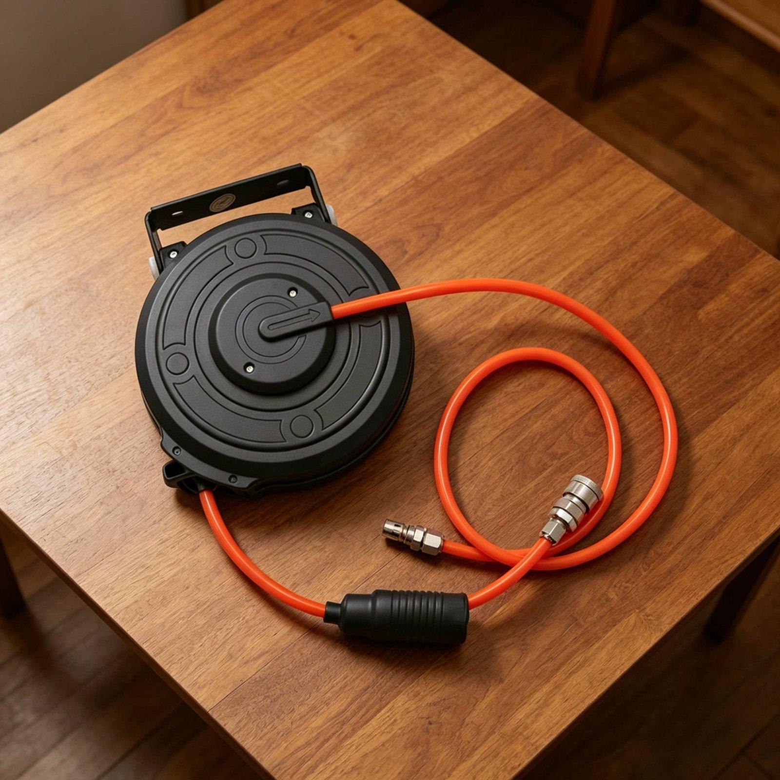 สายลมแบบยืดหดได้พร้อมที่เก็บสา - Tools For Garage บทวิจารณ์และราคา