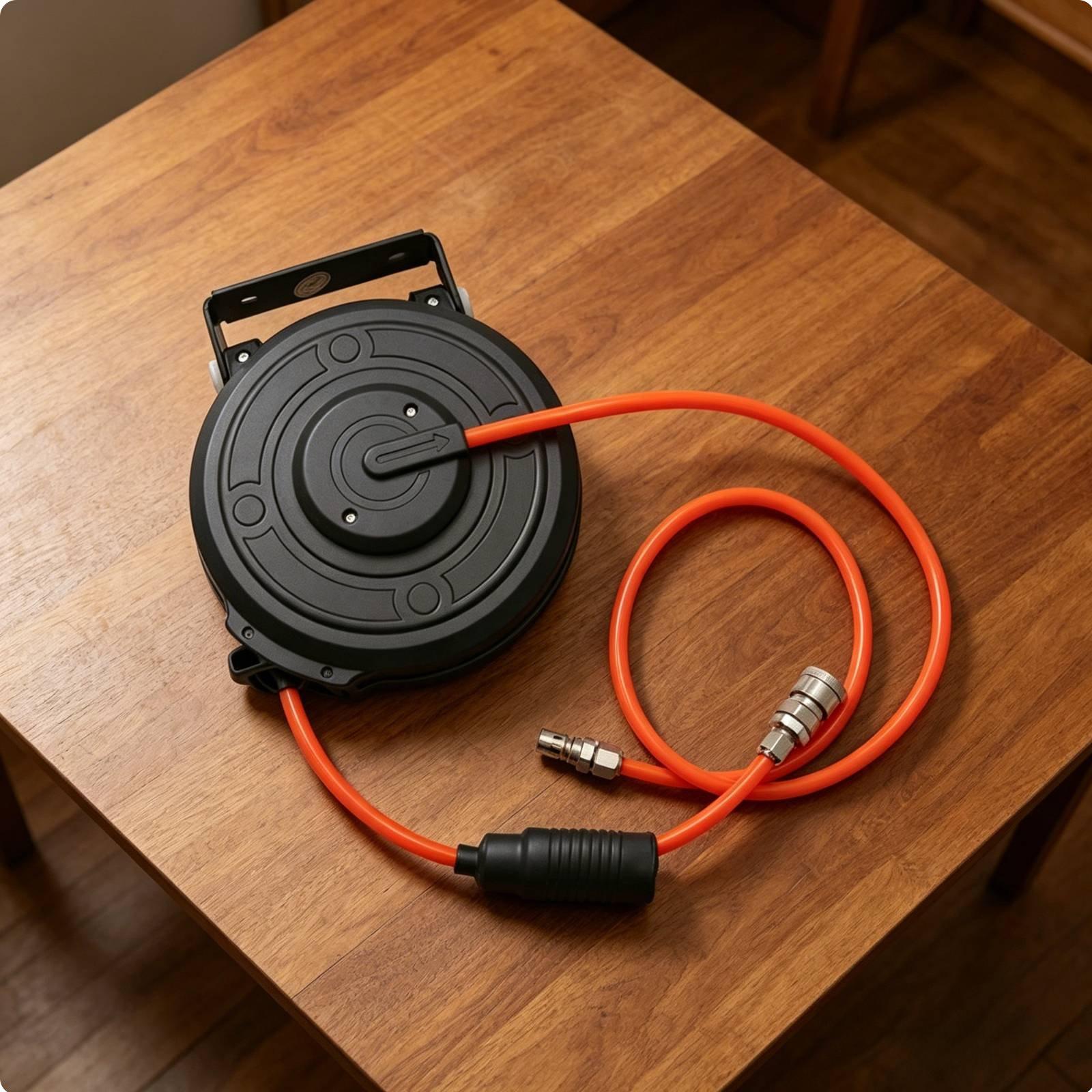 สายลมแบบยืดหดได้พร้อมที่เก็บสา - Tools For Garage บทวิจารณ์และราคา