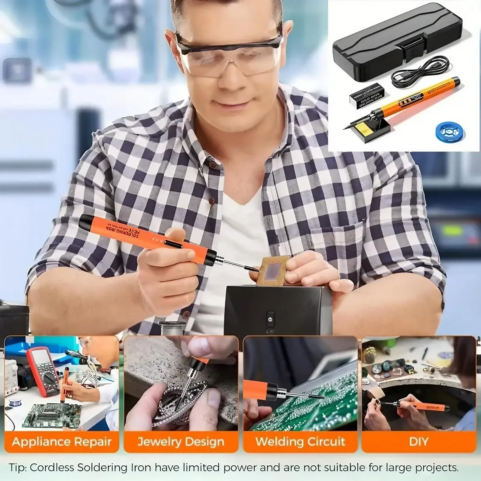 หัวแร้งบัดกรีขนาดเล็กแบบชาร์จไ - Tools For Electronic Workshop บทวิจารณ์และราคา