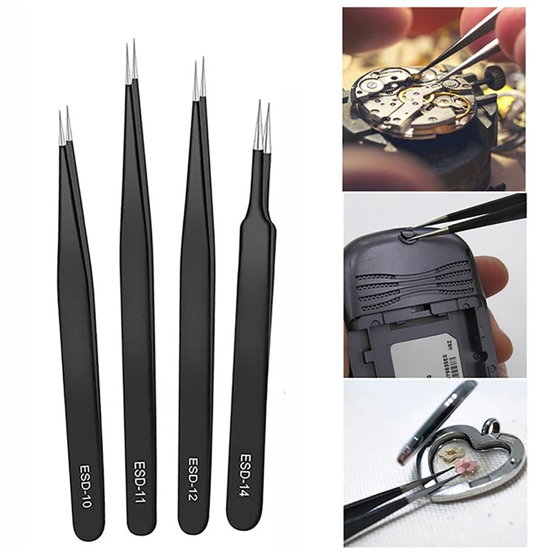 ชุดแหนบความแม่นยำสูง ESD ป้องก - Tools For Electronic Workshop บทวิจารณ์และราคา