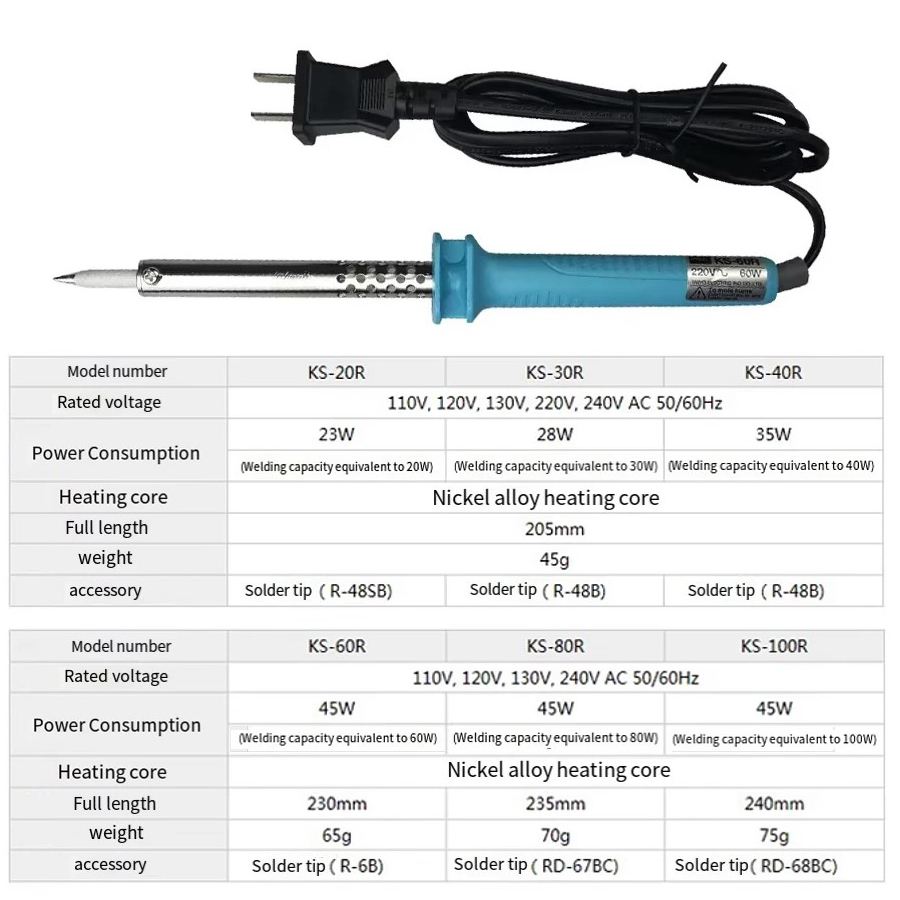 GOOT 1PCS 30/40/60/80/100W Gen - Tools For Electronic Workshop บทวิจารณ์และราคา