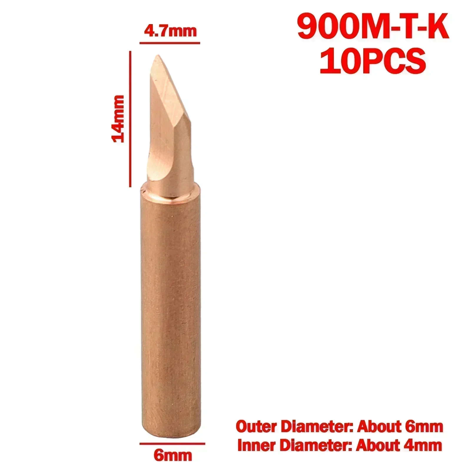 10 ชิ้น/แพ็คSoldering Iron Tip - Tools For Electronic Workshop บทวิจารณ์และราคา