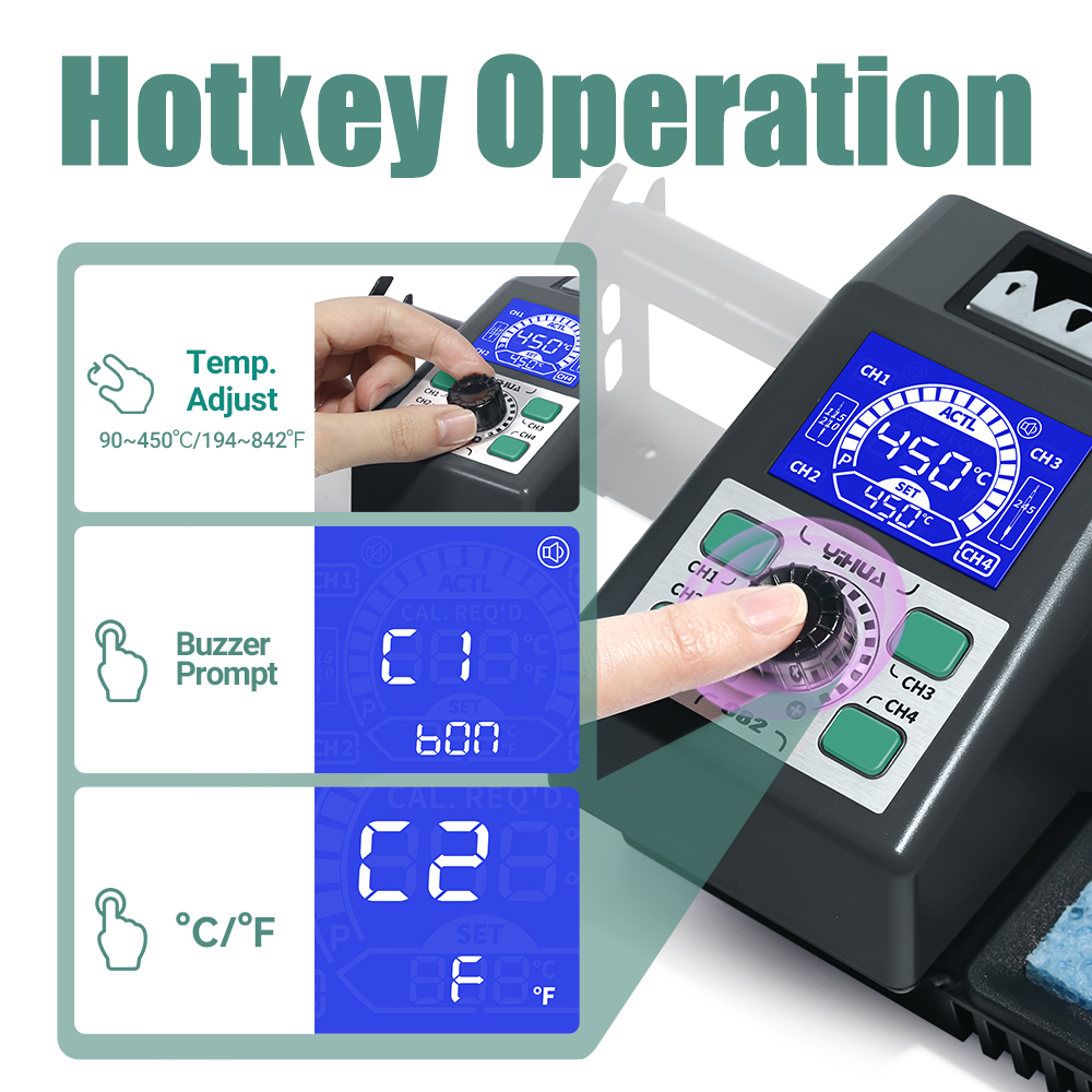 YIHUA 982 Repaid เครื่องทําควา - Tools For Electronic Workshop บทวิจารณ์และราคา