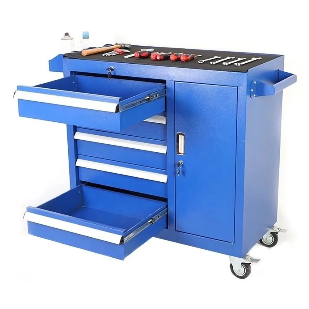 กล่องเครื่องมือแบบมีล้อ 68 ลิ้ - Tools In Metal Workshop บทวิจารณ์และราคา