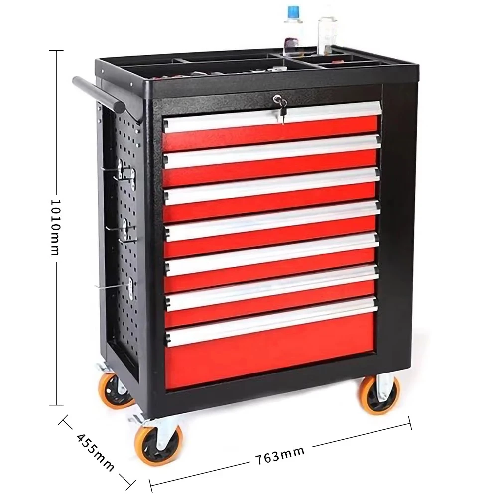 กล่องเครื่องมือแบบมีล้อ 68 ลิ้ - Tools In Metal Workshop บทวิจารณ์และราคา