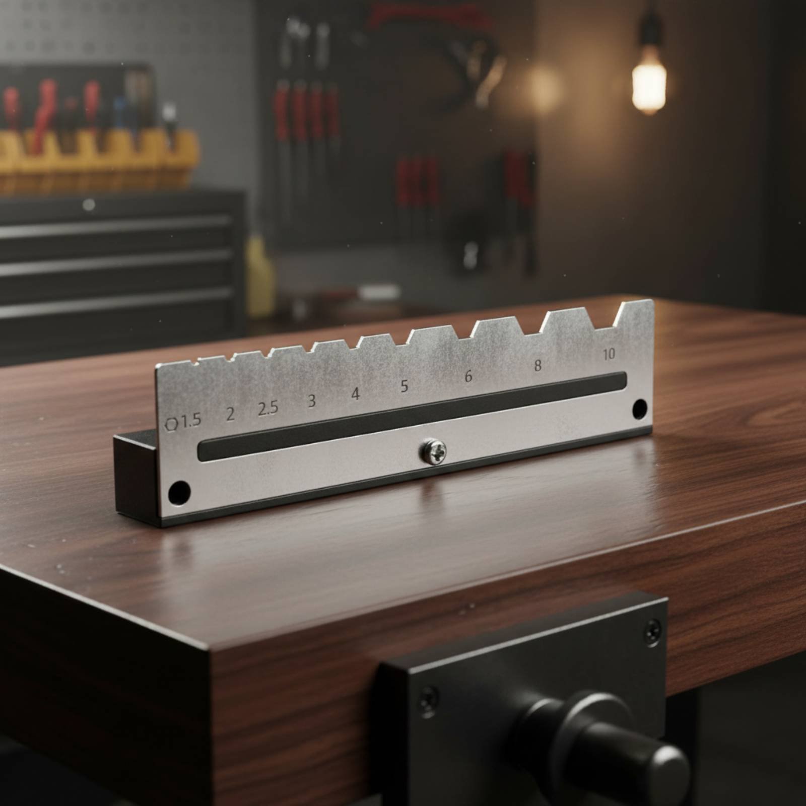 ที่แขวนประแจหกเหลี่ยมแบบติดผนั - Tools In Metal Workshop บทวิจารณ์และราคา