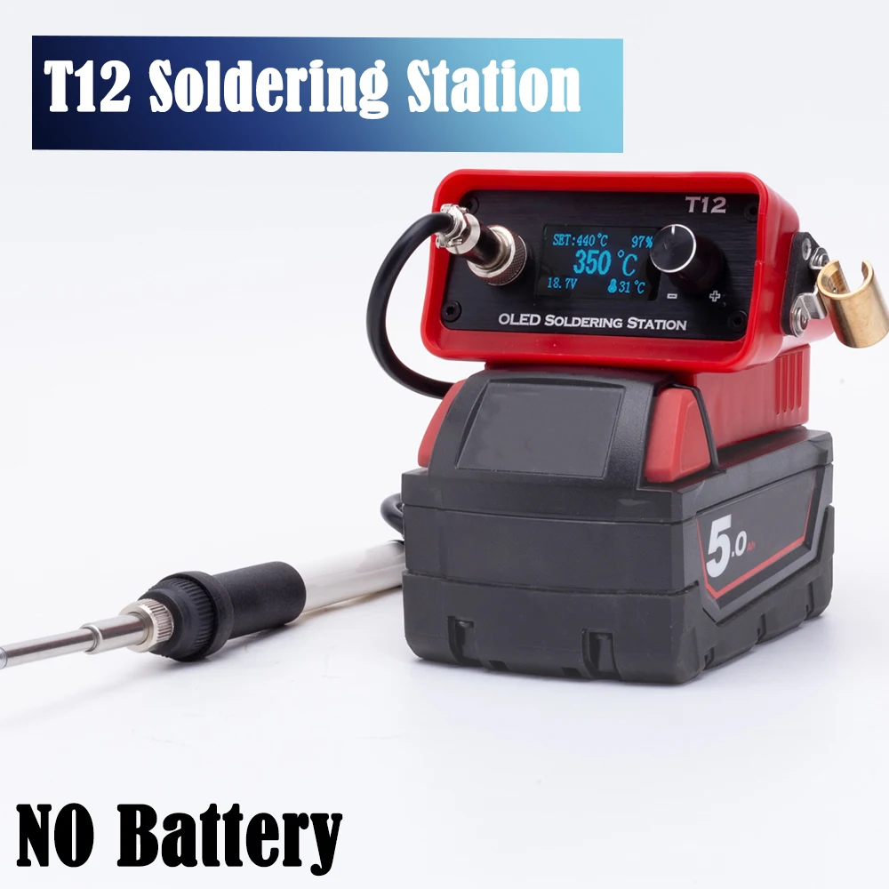 OLED T12 หัวแร้งไร้สายสถานีไฟฟ - Milwaukee Drill M12 Fuel บทวิจารณ์และราคา