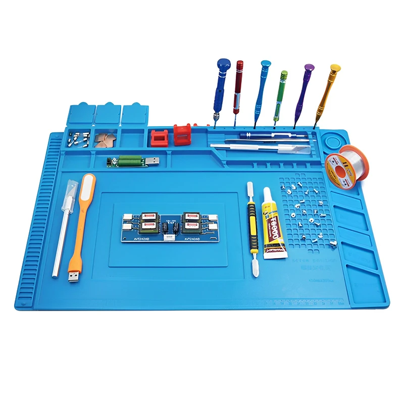 ซิลิโคนแผ่นบัดกรี ESD ป้องกันไ - Tools For Electronic Workshop บทวิจารณ์และราคา