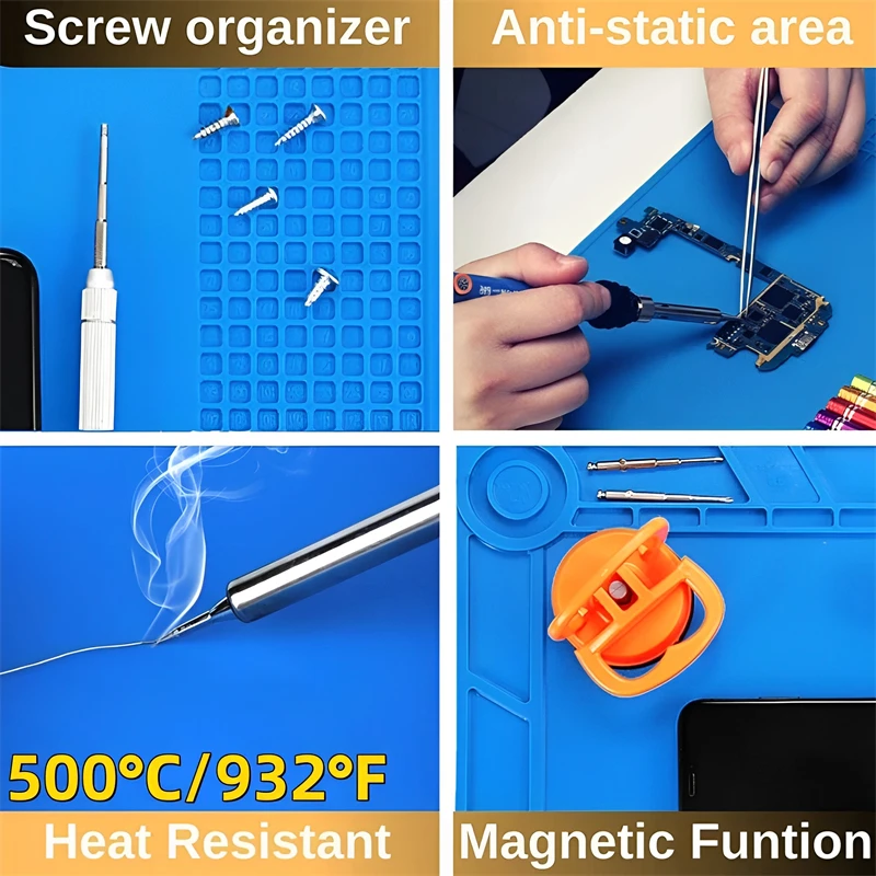 ซิลิโคนแผ่นบัดกรี ESD ป้องกันไ - Tools For Electronic Workshop บทวิจารณ์และราคา