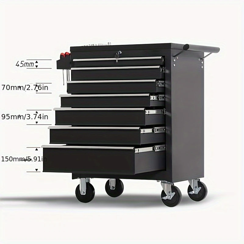 รถเข็นเครื่องมือโลหะ 7 ลิ้นชัก - Design Tools Workshop บทวิจารณ์และราคา